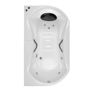 Imagem de Banheira Retangular Betim COMPLETA com hidro - Brasil Banheiras, 1,80x