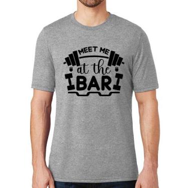 Imagem de Camiseta Meet Me At The Bar - Foca na Moda, Cinza, GGG