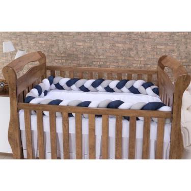 Imagem de Trança Lateral Protetora Para Berço e Cama Infantil 3,00 Metros Lindas