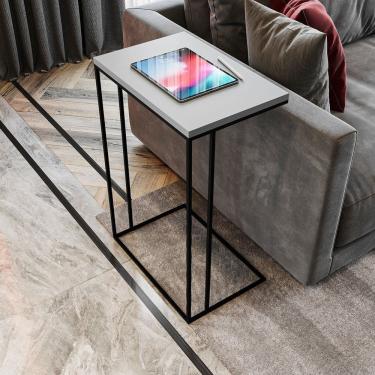 Imagem de Mesa Lateral Greco 67cm X 45cm X 30cm Fendy / Preto