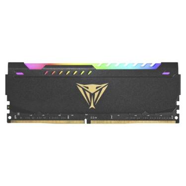 Imagem de Memória RAM Patriot Viper Steel Black RGB 8GB DDR4 3200mhz