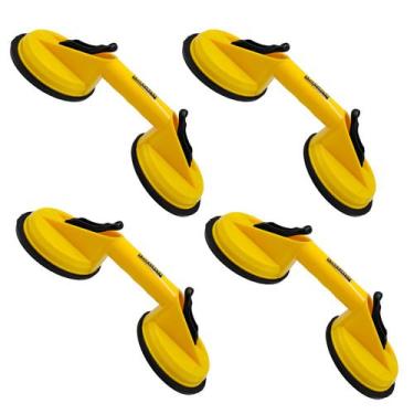 Imagem de Kit 4 Ventosas Duplas para Vidros e Superfícies Lisas Elite - ELITE SU