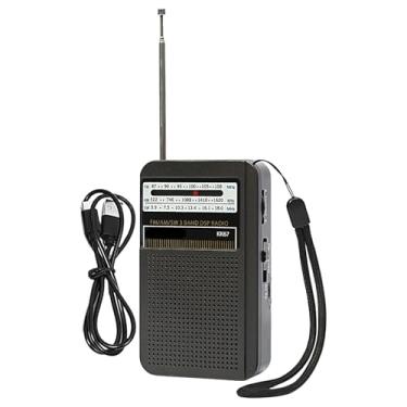 Imagem de Rádio Portátil AM FM - Rádio Portátil para Viagens,Entrada para Fones de 3.5mm, Estéreo para Acampamento, Viagens, Ar Livre e Preparação para Emergências