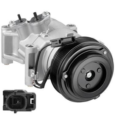 Imagem de BDFHYK Compressor A/C de ar condicionado com embreagem compatível com Mazda: CX-5 L4 2.0L 2013-2016, CX-5 L4 2.5L 2014-2020, 3 L4 2.0L 2.5L 2014-2018, 3 Sport L4 2.0L 2.5L 2018, 3 Sport L4 2.0L 2.5L