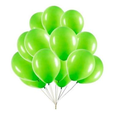 Imagem de Balão Bexiga Liso Decoração Festa 9 Polegadas C/ 25 Und - Top Fest Bru