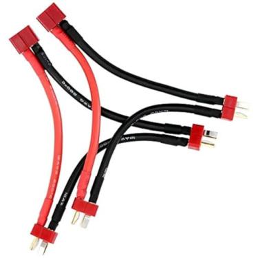 Imagem de 2 peças XT60 conector de bateria paralela extensão Y divisor para DJI Phantom RC modo helicóptero quadricóptero 6447545034031