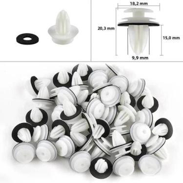 Imagem de Clipe Do Painel Da Porta Do Carro 100x Com Fixador De Anel De Vedação,