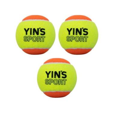 Imagem de Kit com 3 bolas de beach tenis yins