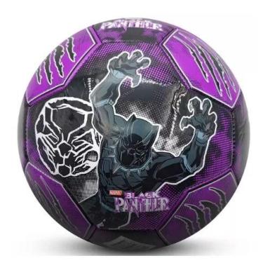 Imagem de Bola de futebol pantera negra pvc tam4 marvel - Roppe