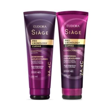 Imagem de Combo Siàge Pro Cronology Curvas: Shampoo + Condicionador - EUDORA