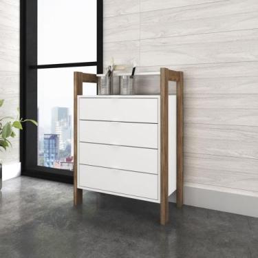 Imagem de Closet Modulado Aberto - Gaveteiro Multiuso 65cm com 4 Gavetas AZ1012 