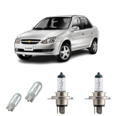 Imagem de KIT LÂMPADA FAROL BAIXO/ALTO + LANTERNA CORSA CLASSIC 2002/2009 "ACOMPANHA UM PAR DE LAMPADAS PINGO, ILUMINAÇÃO COMPLETA E CONFIÁVEL.”