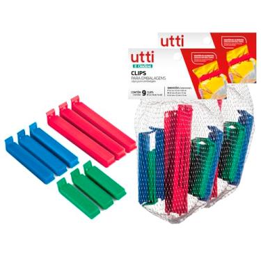 Imagem de Kit 27 Prendedor Embalagens Alimentos Pregador Fechador Clip