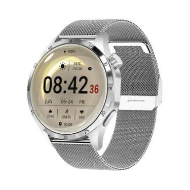 Imagem de Relógio Inteligente Masculino GT5 pro 2025 GPS NFC Tela AMOLED HD Moni