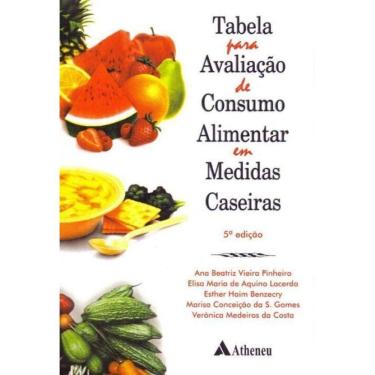 Imagem de Tabela para avaliação de consumo alimentar em medidas caseiras - 05Ed/04