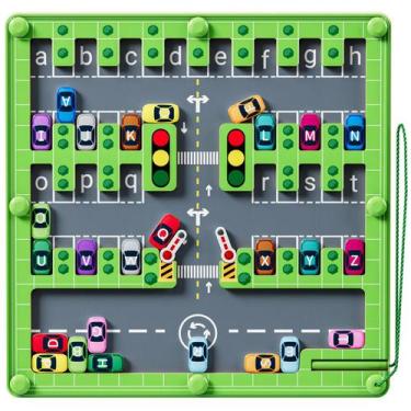 Imagem de Magnetic Alphabet Maze Letter Puzzle zhiwuzhu para crianças de 3 anos 