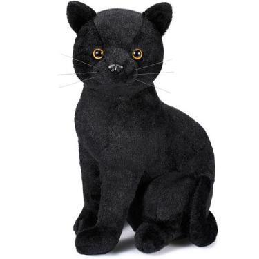 Imagem de Presente de Halloween de 32 cm de pelúcia Black Cat Libima