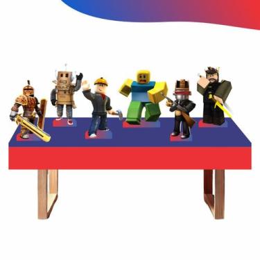 Imagem de Kit 6 Displays de Mesa 20cm MDF 3mm - Roblox - Tudu de Bom