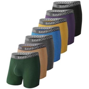Imagem de Cuecas boxer BAMBOO COOL, roupa íntima masculina ultra confortável e m