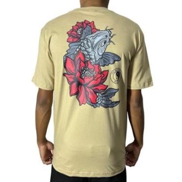 Imagem de Camiseta Classic Koi Fish End Flowers- Town & Country-Masculino