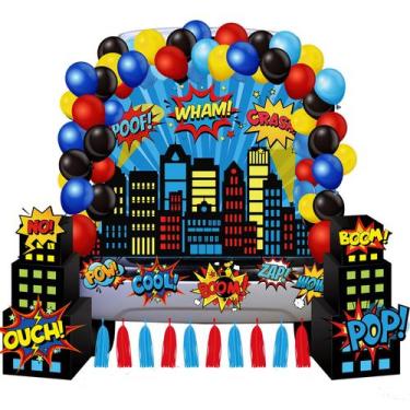 Imagem de Kit de decoração de carros de Halloween Tiamon 86 peças Skyline