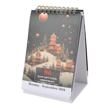 Imagem de ZJchao Calendário de Contagem Regressiva de Natal de 100 Dias 2024, Calendário do Advento Com Personagens Fofos de Feriados e Designs Festivos, para Decoração de Escritório Doméstico e