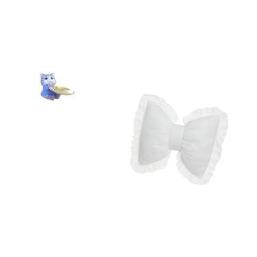 Imagem de Fenteer Bandeja de Escultura de Resina de Gato Moderna com Almofada de Arco para Mesa de Jantar, Armário, Prateleira, Joias, Lanches, Decoração Confortável de