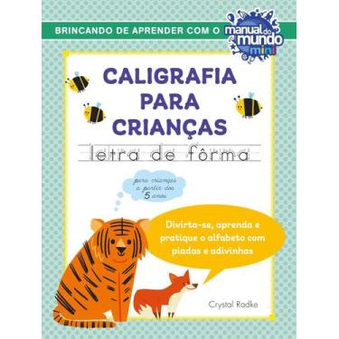 Imagem de Livro - Caligrafia para crianças: letra de fôrma - Sextante