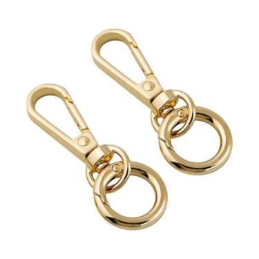 Imagem de Ganchos Giratórios De Abertura Dupla Em Metal Com Fecho Tipo Lagosta P