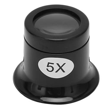 Imagem de KIMISS Lupa de Vidro 5X para Reparo de Relógio - Lupa Profissional de Borda Redonda Com Design Portátil para Leitura e Trabalho Detalhado