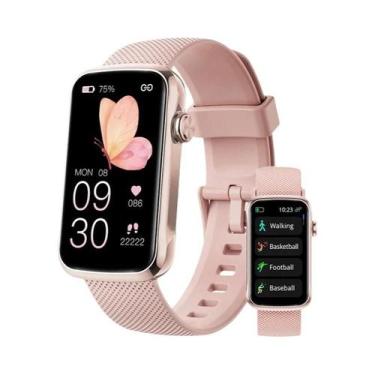 Imagem de Relógio Inteligente Feminino À Prova d'Água IP68 Luxuoso Para Esportes