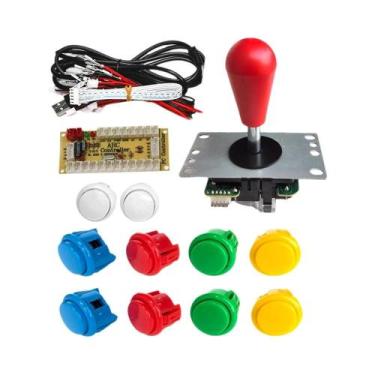 Imagem de Kit De Joystick Para Arcade DIY, Controlador USB, Joystick De 8 Direçõ
