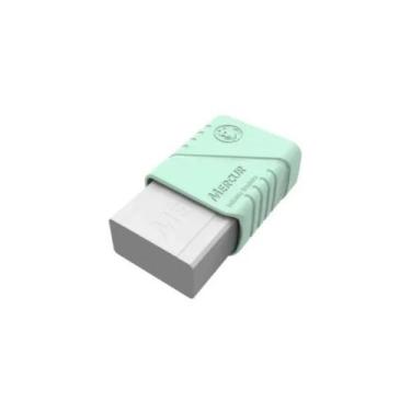 Imagem de Borracha Tr 18 Com Capa Protetora Tons Pastel MERCUR Verde Pastel, Ver