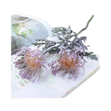 Imagem de Flores Artificiais Garra De Caranguejo, Ramo Curto Com 2 Pontas, Guirl