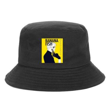 Imagem de Bucket Hat Bananas Fishs Anime Proteção Solar para Adultos - Yiweisai