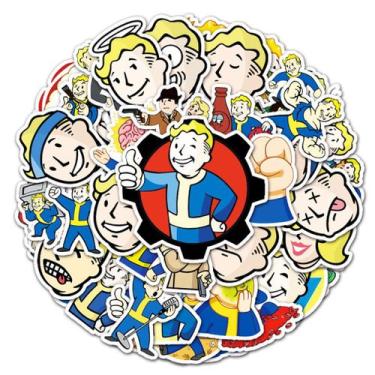 Imagem de Pacote de adesivos Fallouts Anime, 50 unidades de adesivos decorativos