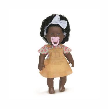 Imagem de Boneca Coleção Danadinha Cacheada Negra ou Loira Milk - Milk Brinquedo
