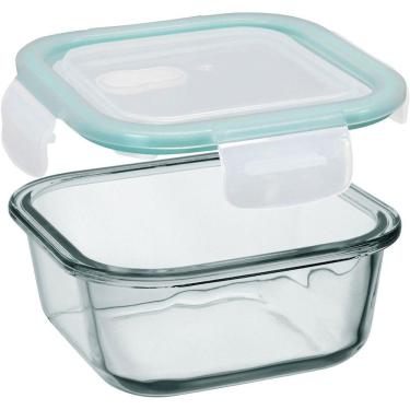 Imagem de Pote Hermético Porta Mantimentos Marmita Vidro 650ml