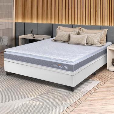 Imagem de Cama Box Baú Durban Espuma D28 Casal 138x188 King House