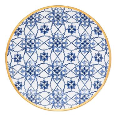 Imagem de Kit 4 Pratos Fundos Coup Lusitana Oxford® Porcelana 24cm