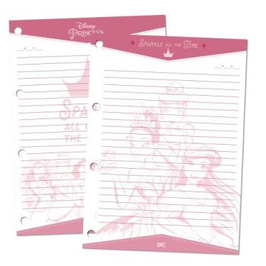 Imagem de Refil de Folhas para Fichário Universitário Princesas - DAC LTDA