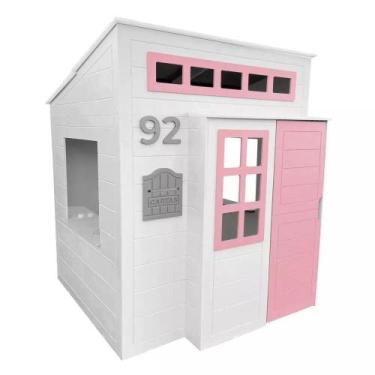 Imagem de Casinha De Madeira Infantil Clubinho - Eita Casa Perfeita, Rosa bebê