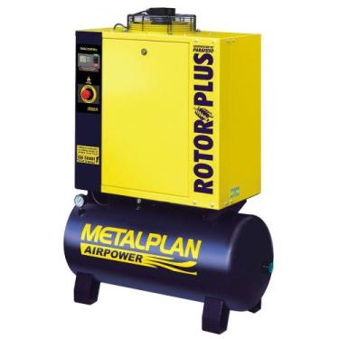 Imagem de Compressor de ar de parafuso 6 hp 100 litros 12 bar trifásico 220V - R