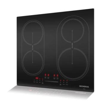 Imagem de Cooktop de indução 4 bocas 7000W display digital touch - CTI-03 (220V)
