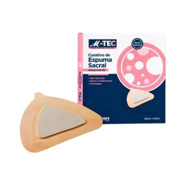 Imagem de Curativo de Espuma Absorvente Sacral com Bordas - Missner