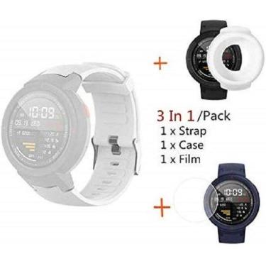 Imagem de Kit Pulseira + Case + Película NSmart compatíveis com amazfit  Verge -