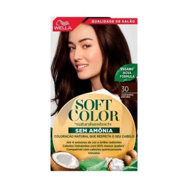 Imagem de Tinta de Cabelo Semi-Permanente Soft Color 30 Castanho Escuro - WELLA