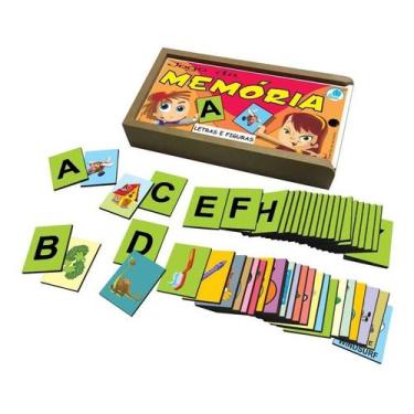 Imagem de Jogo Da Memoria Letras Educativo Pedagogico Simque