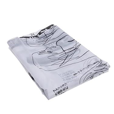 Imagem de Chusui Capa de corte de cabelo salão de barbeiro avental ferramenta de cabeleireiro tintura de cabelo estilo manto para barbeiro uso doméstico CX