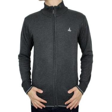 Imagem de Blusa Masculina Lucky Sailing Tricot Cinza Mescla - 95032-Masculino